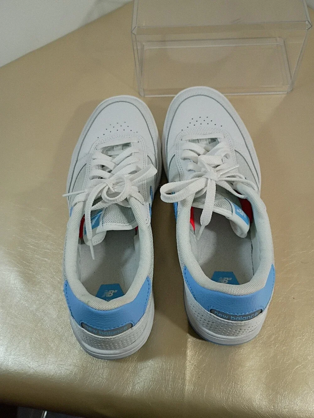 NEW BALANCE Mens SZ 10 D 440 WHITE BABY BLUE SKATE SHOE SNEAKER NM440ZMD
